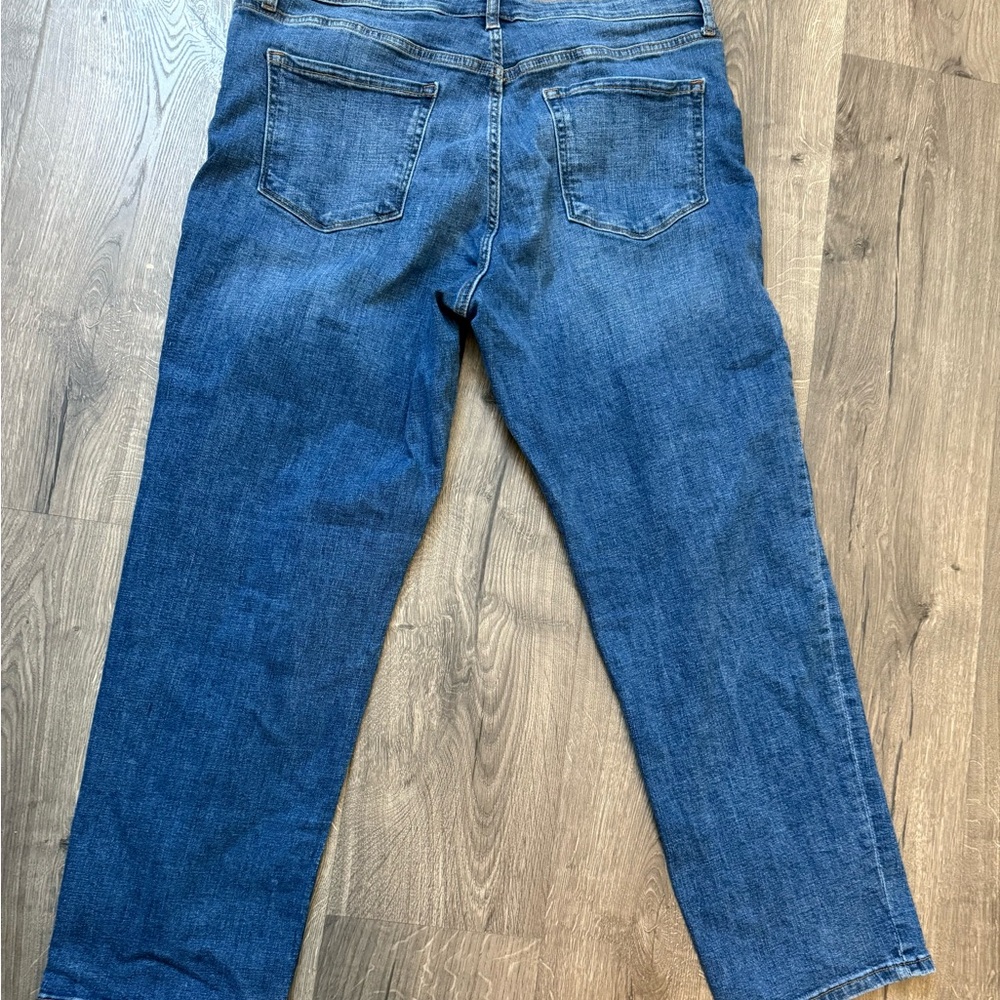 Chaps Women's Boyfriend Blue Jeans - Picture 5 of 9